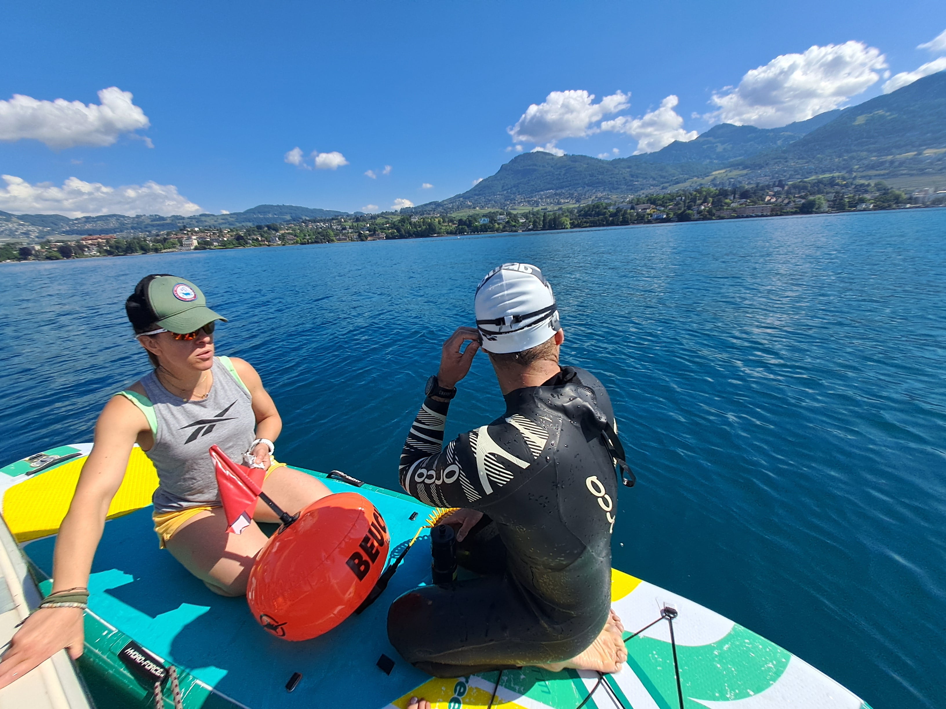 Ascension en haute montagne vers la source du Rhône